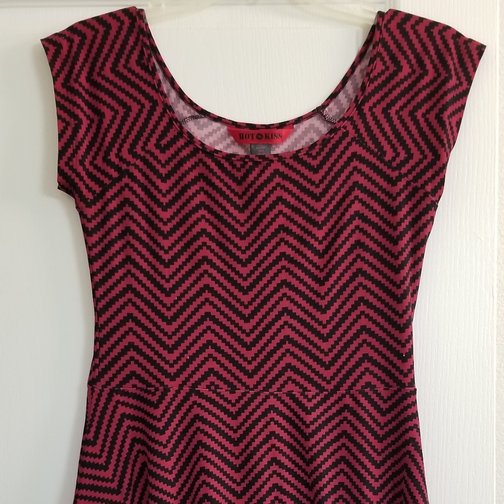 Patterned Skater Dress